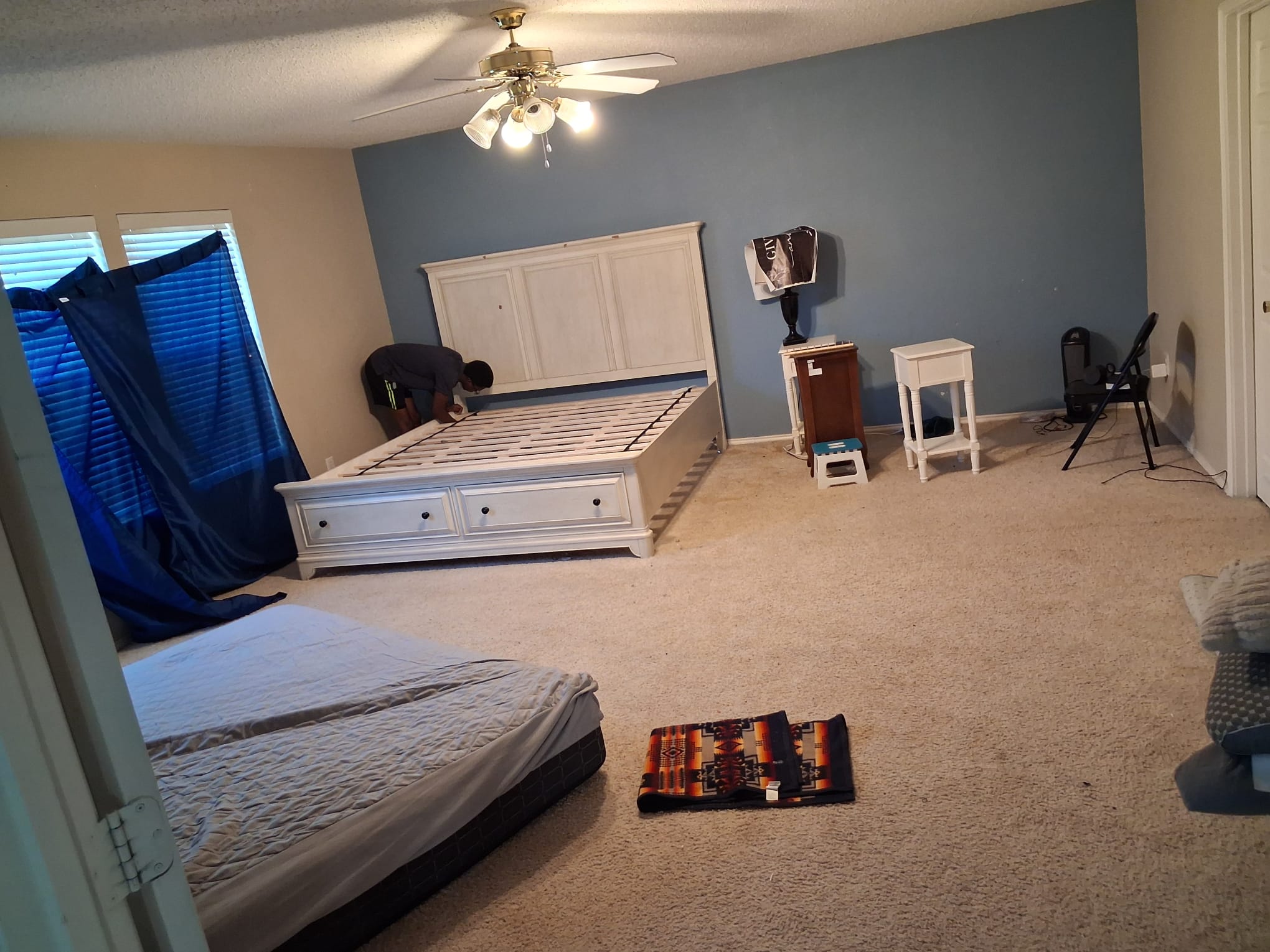 Bedroom before the cleanout