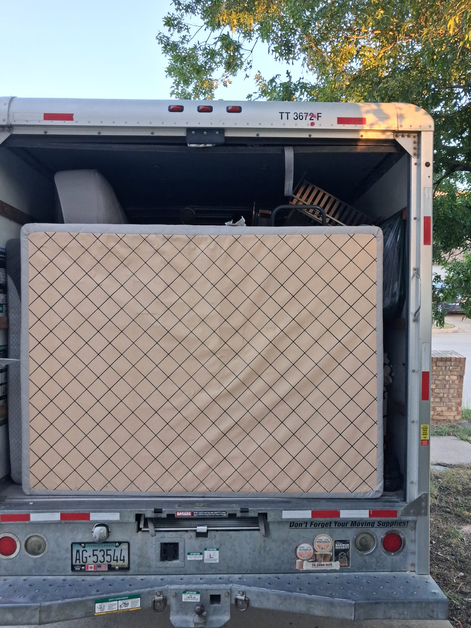 Truck load of furniture and household items